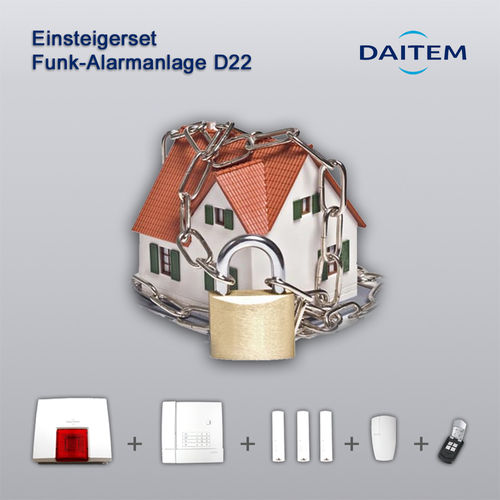 Daitem - Einsteigerset - Funk-Alarmanlage D22