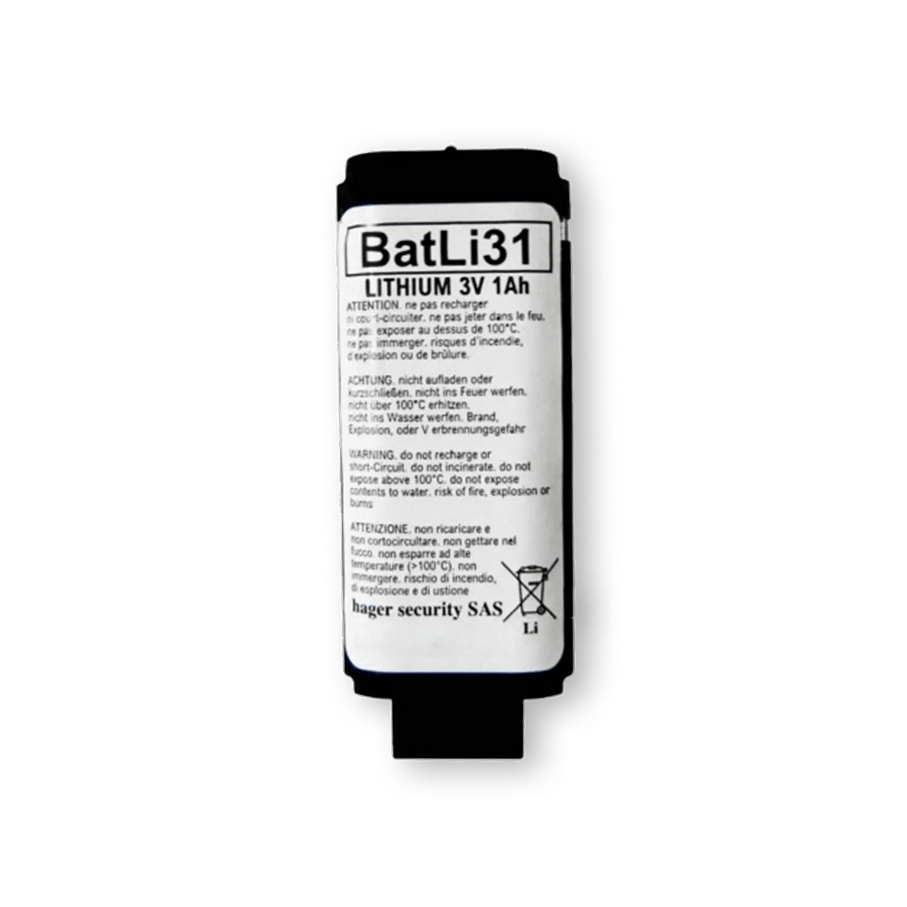 BATLI31 - Lithium-Batterie 3 V / 1 Ah - Original Daitem Atral