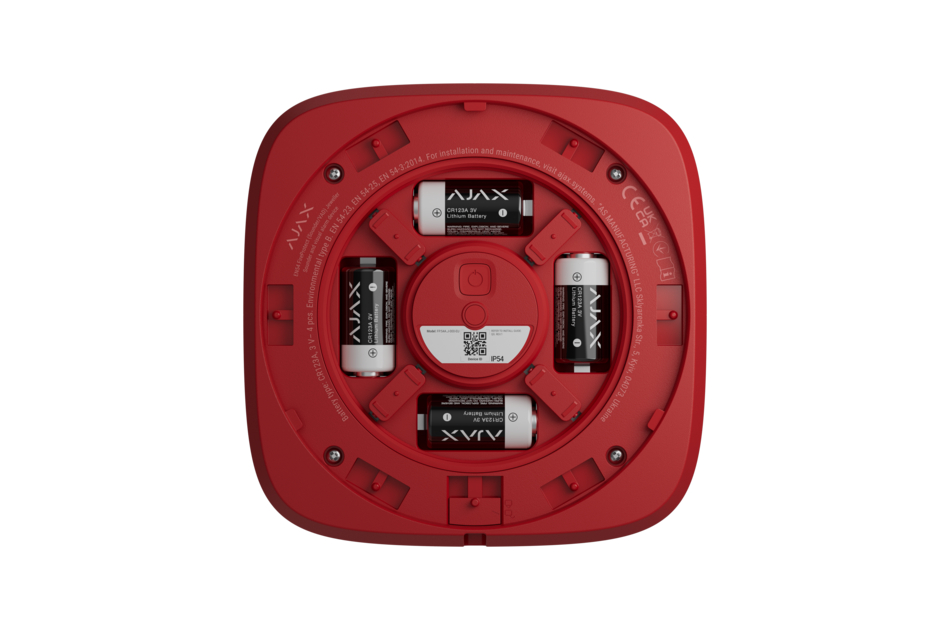 Ajax - Ajax EN54 FireProtect (Sounder) red