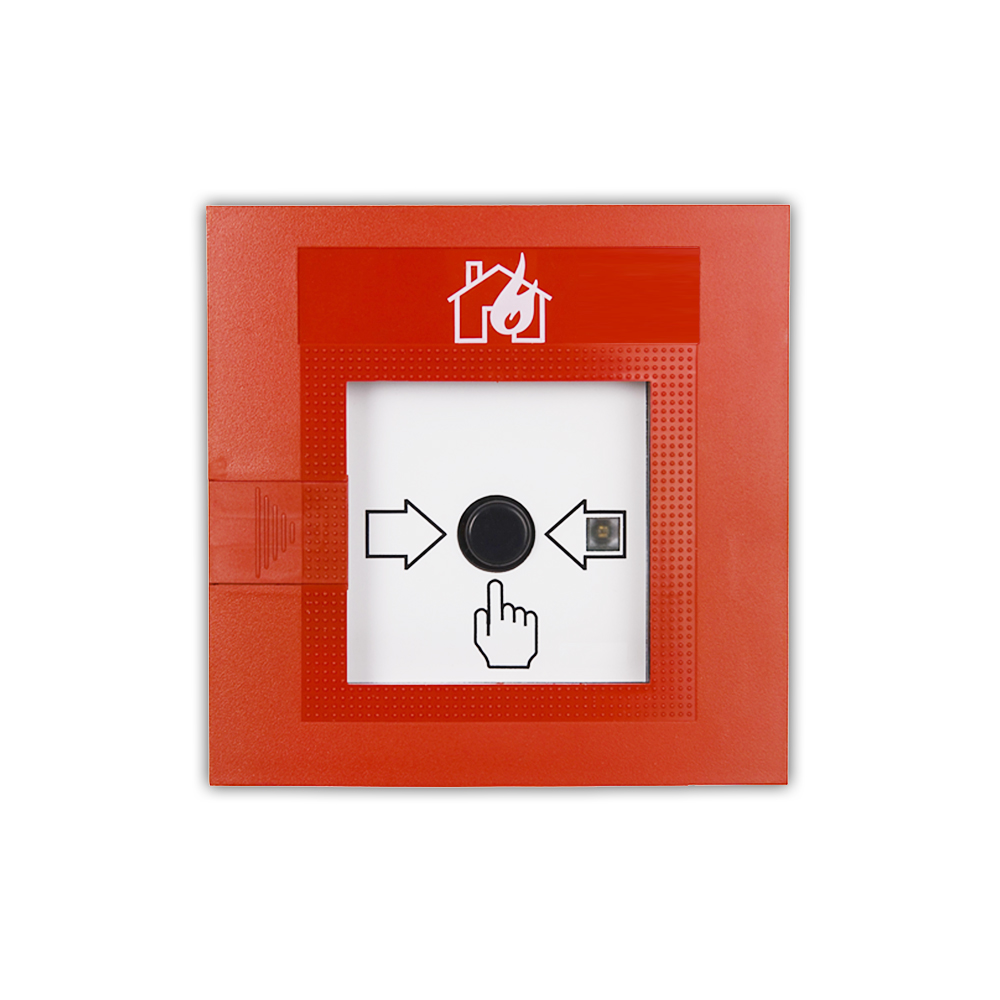 Daitem D34 - Funk-Druckknopfmelder Hausalarm - rot - 153-34AD