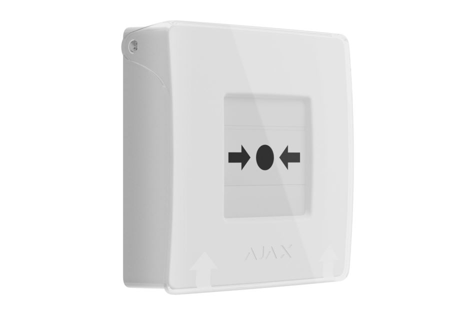 AJAX - Manual Call Point (White) Jeweller | Digital Key World