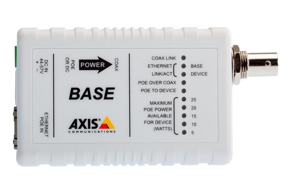 Axis - AXIS T8640 POE+ OVER COAX KIT | Digital Key World