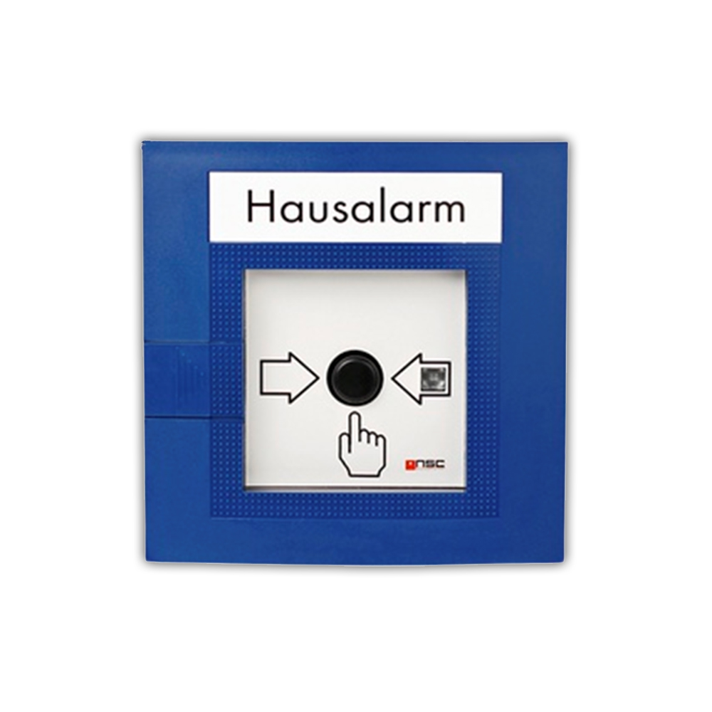 Daitem D34 - Funk-Druckknopfmelder Hausalarm - blau - 152-34AD