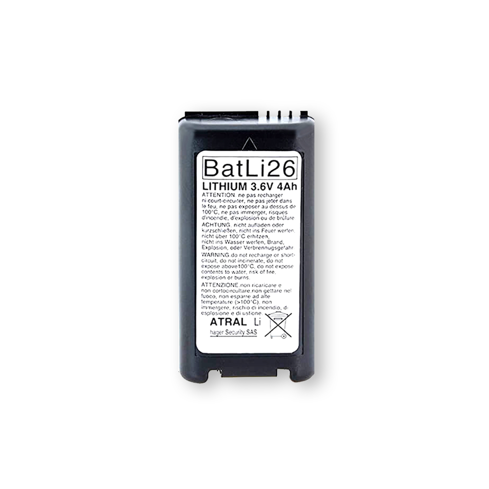 BATLI26 - Lithium-Batterie 3,6 V / 4 Ah - Original Daitem Atral
