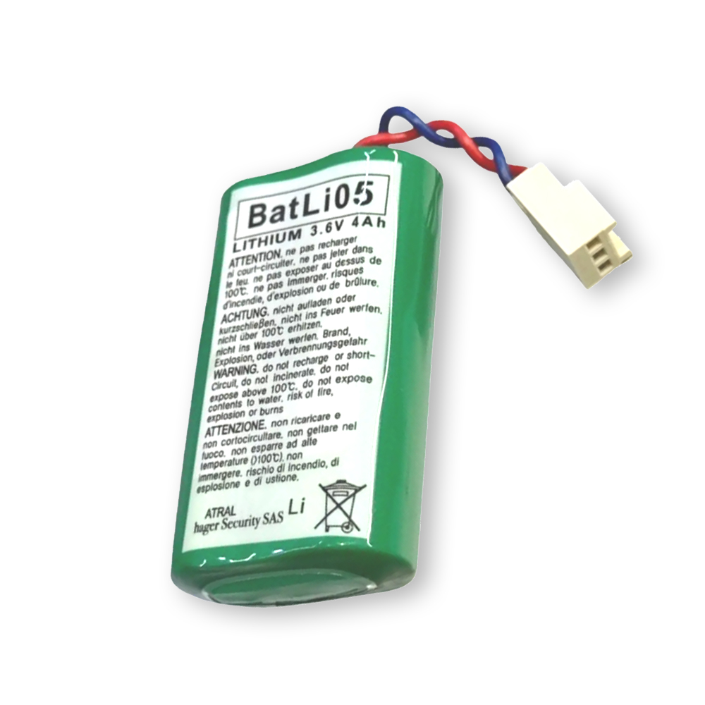 BATLI05 - Lithium-Batterie 3,6 V / 4 Ah - Original Daitem Atral