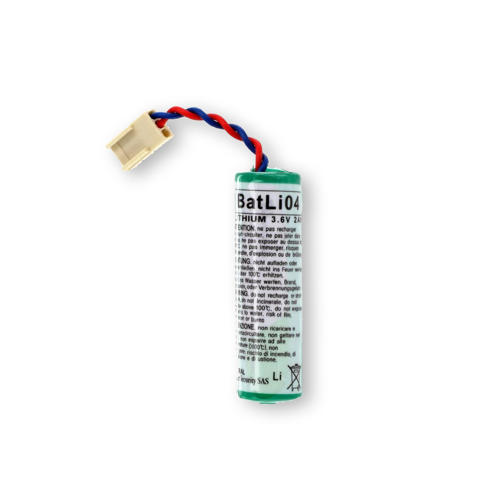 BATLI04 - Lithium-Batterie 3,6 V / 2 Ah - Original Daitem Atral